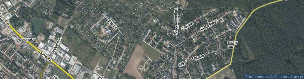 Zdjęcie satelitarne Zimowa ul.